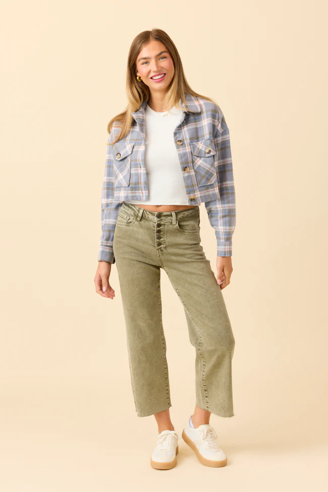 Malia Martini Green High Rise Wide Leg Jeans - Terpint