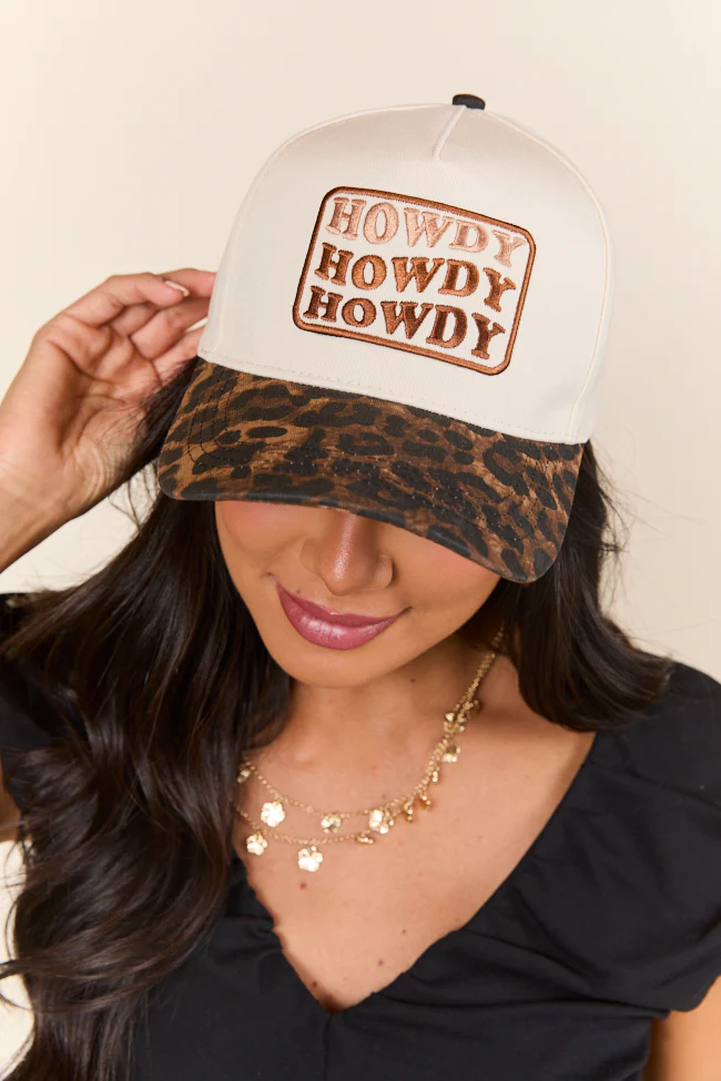 Howdy Leopard Trucker Hat - Terpint