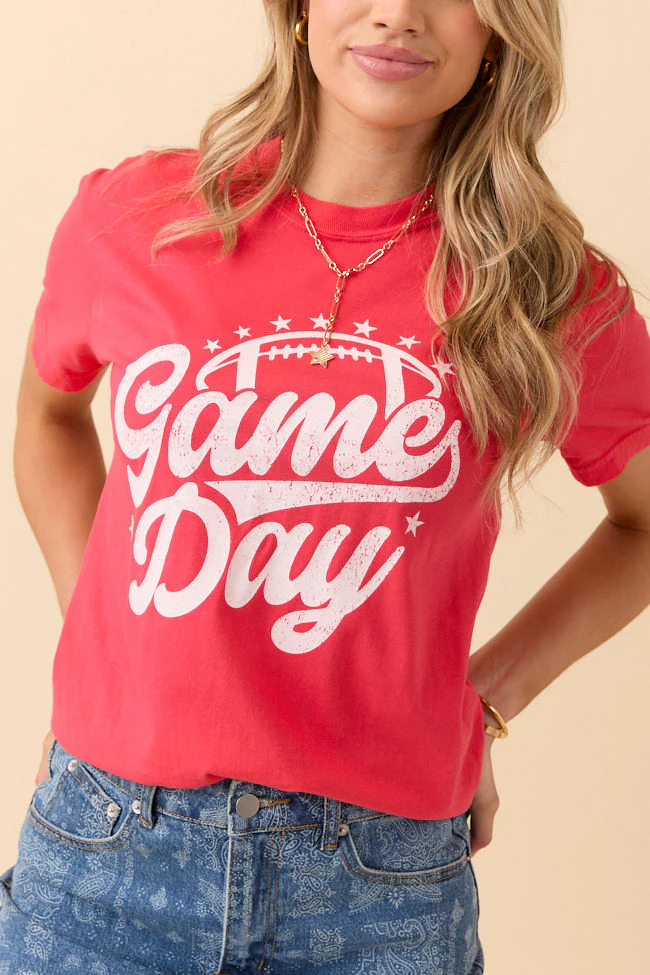 Game Day Script Paprika Graphic Tee - Terpint