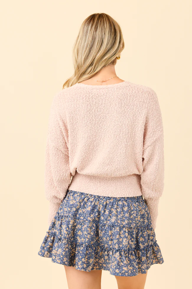Anita Beige Boucle Cardigan DOORBUSTER - Terpint