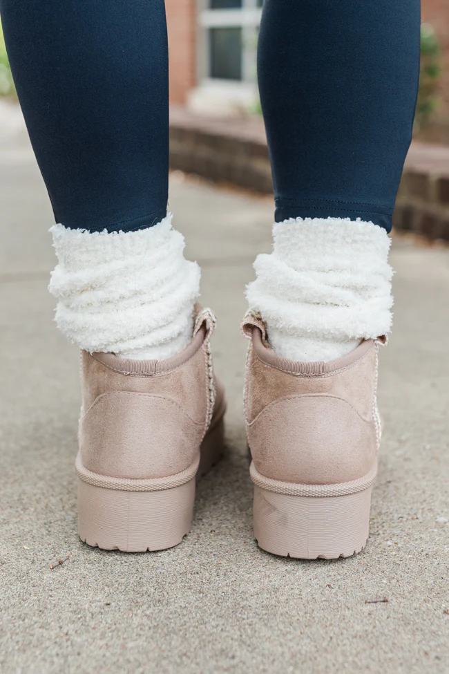 Hattie Taupe Booties FINAL SALE - Terpint