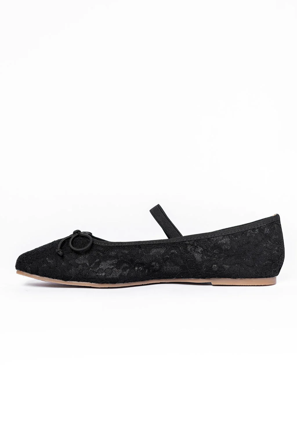 Brielle Black Lace Ballet Flats FINAL SALE - Terpint