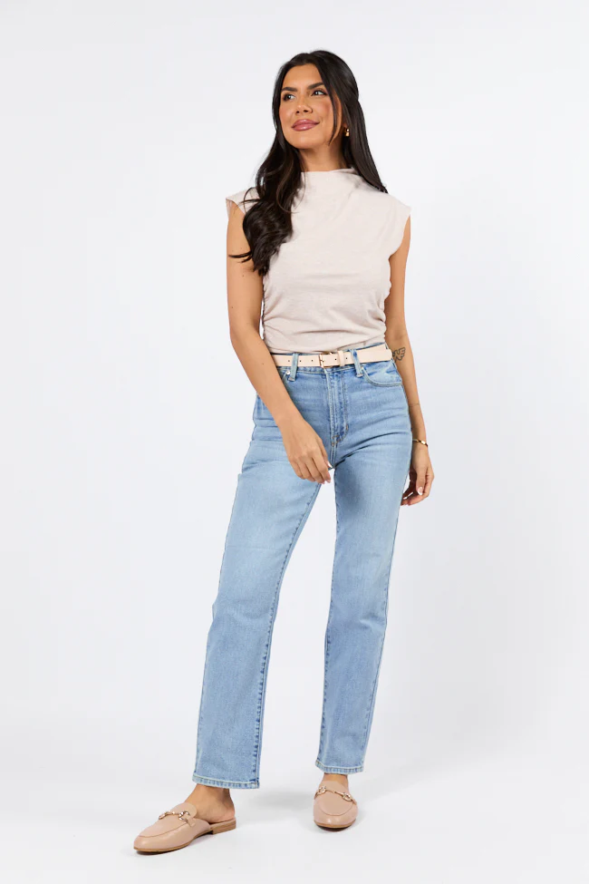 Eden Light Wash Straight Leg Jean SALE - Terpint
