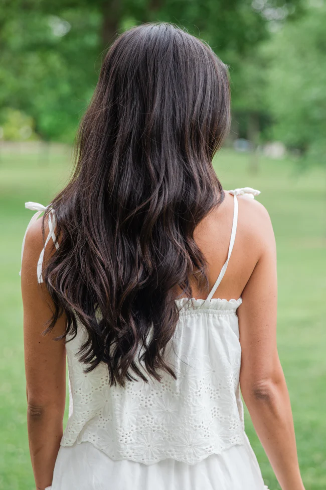 Dockside Dream White Crochet Detail Crop Top FINAL SALE - Terpint