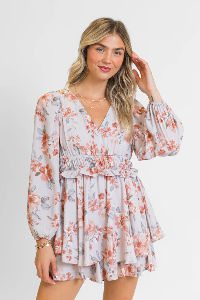 Small Town Feel Multi Printed Romper FINAL SALE - Terpint