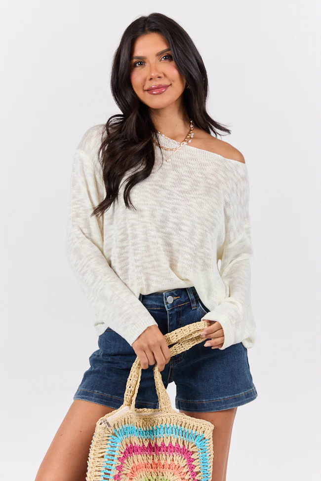 Sunset Key Ivory Sweater FINAL SALE - Terpint