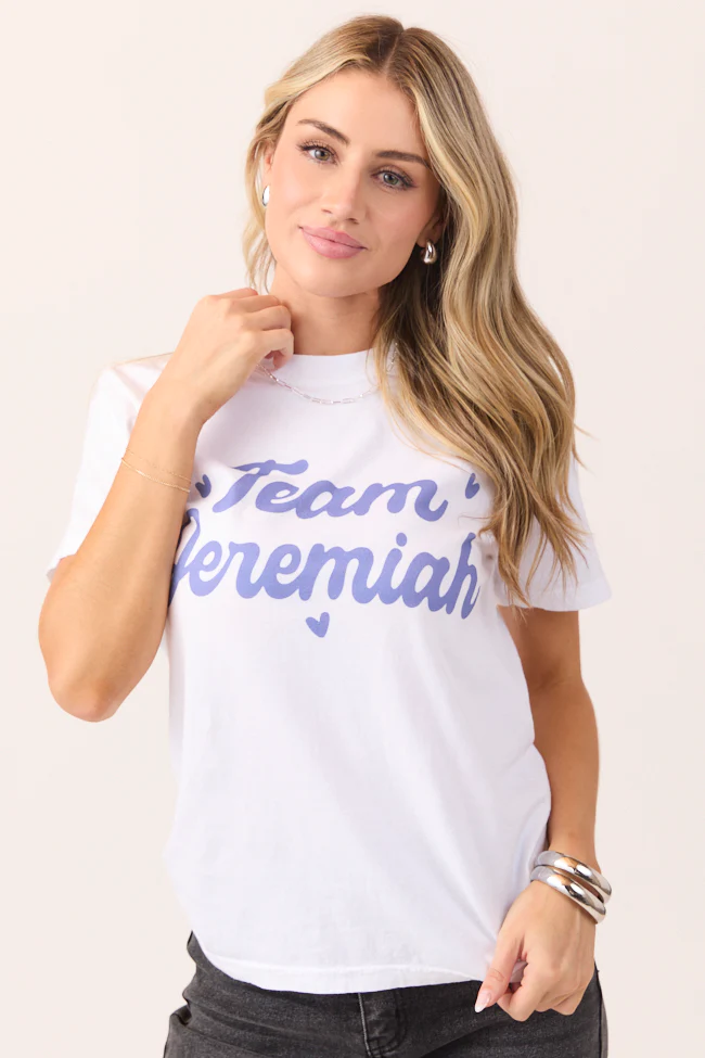 Team Jeremiah White Graphic Tee - Terpint