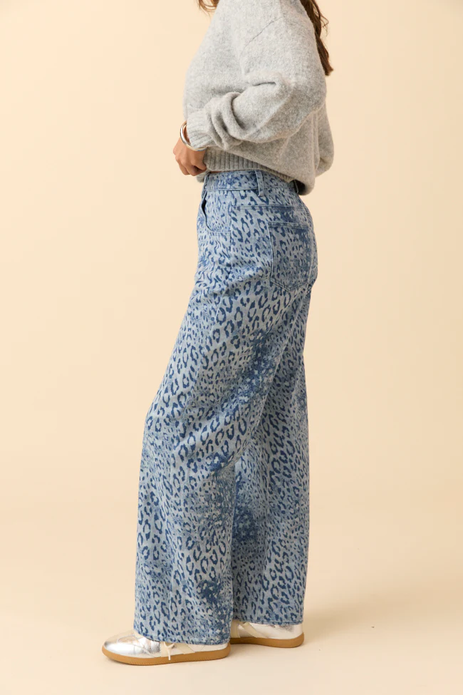 Scarlett Leopard Print Jeans - Terpint