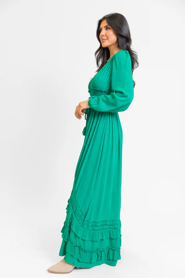 Lucky To Have You Jade Maxi Dress SALE - Terpint