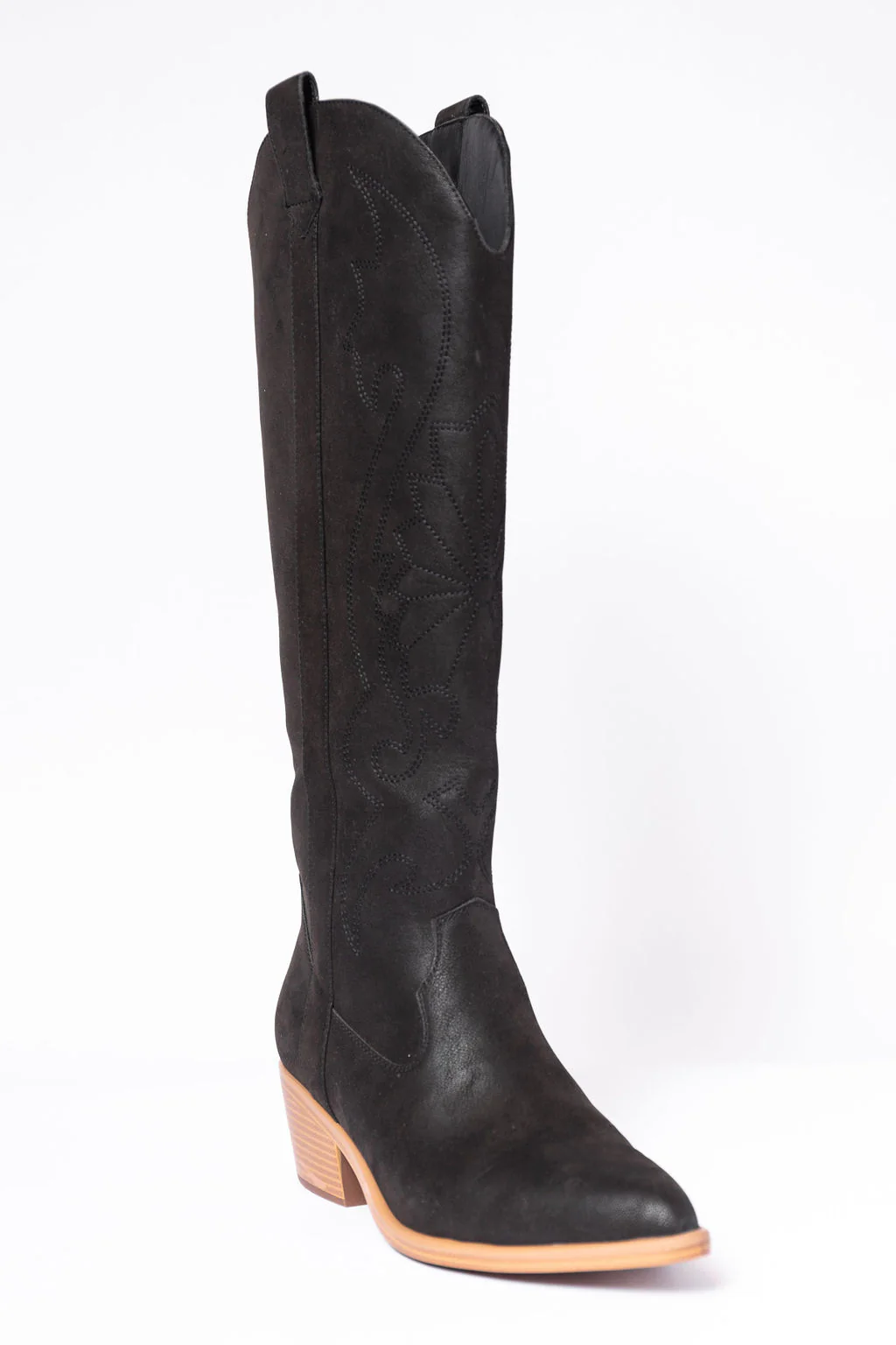 Shania Black Cowboy Boots - Terpint