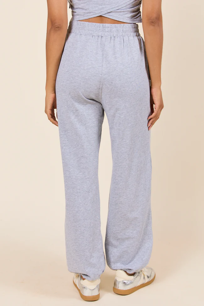 Tinley Heather Grey Lounge Jogger Pants - Terpint