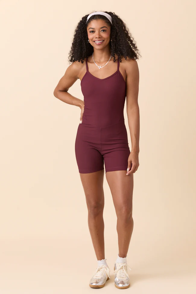 Kyndal Wine Active Onesie - Terpint