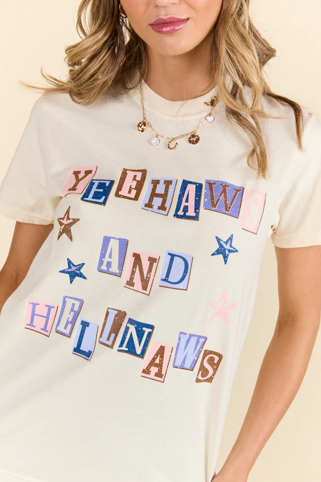 Yeehaws Ivory Graphic Tee - Terpint