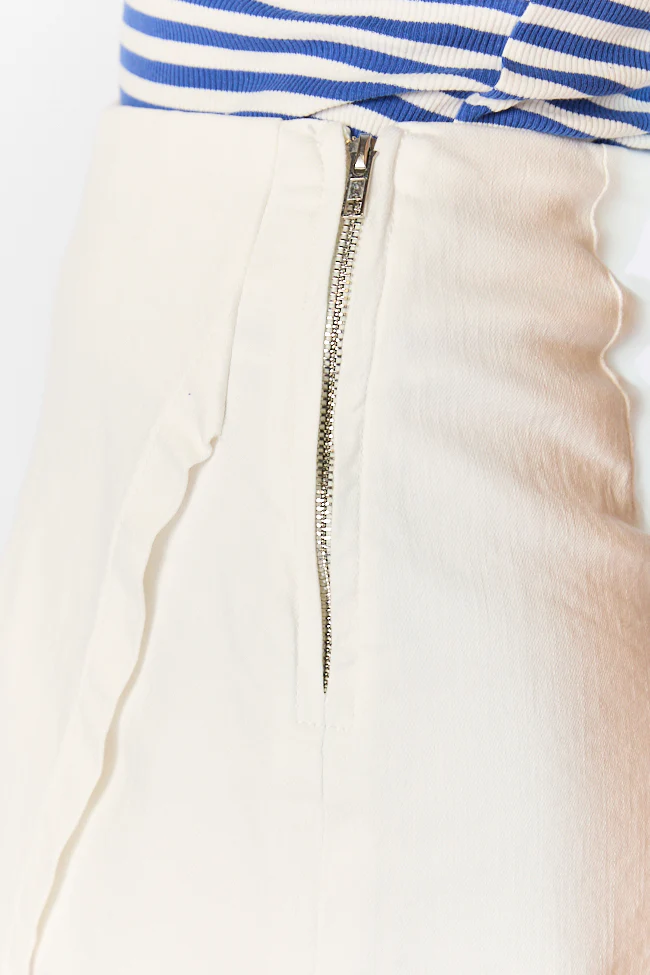 My Favorite Ivory Denim Skort - Terpint