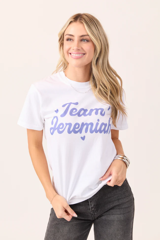 Team Jeremiah White Graphic Tee - Terpint