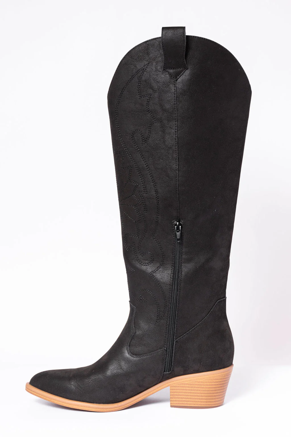 Shania Black Cowboy Boots - Terpint