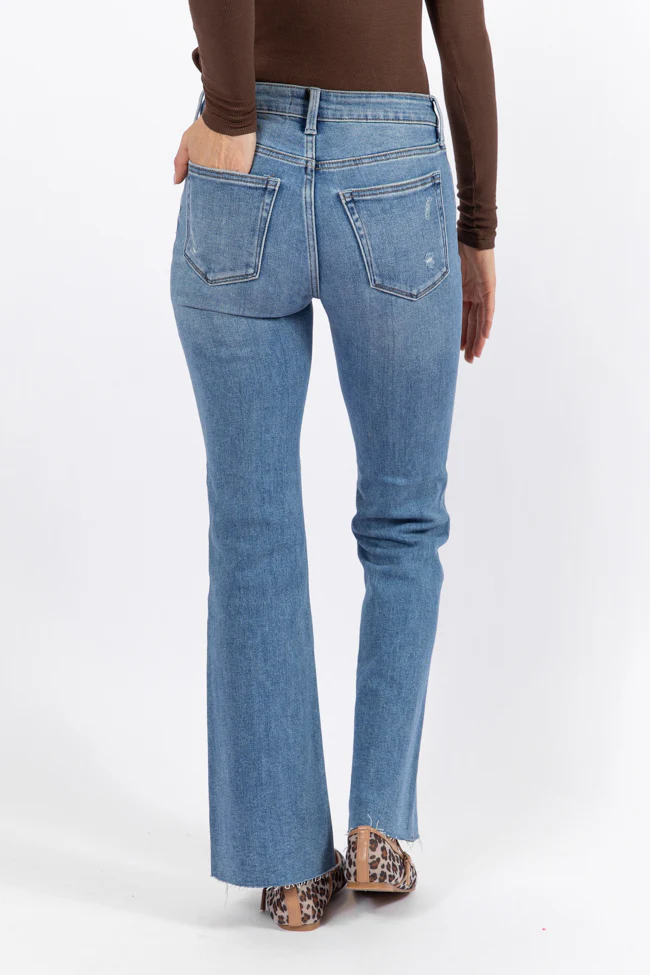 Eve Medium Wash Flare Jeans - Terpint