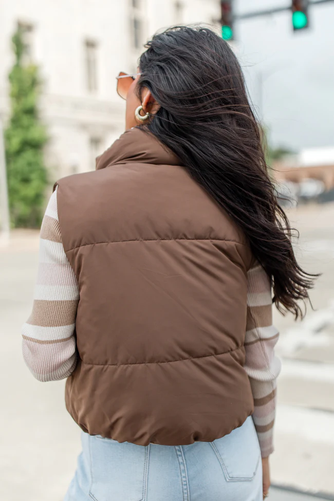 Where You See Fit Cocoa and Khaki Reversible Vest FINAL SALE - Terpint