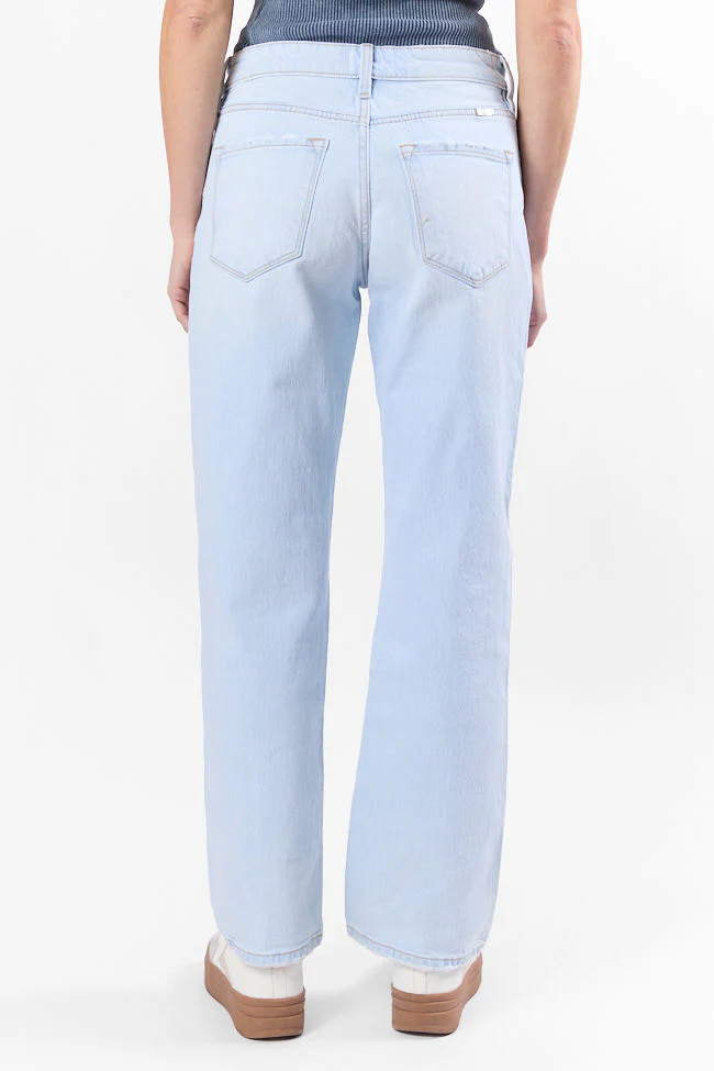 Taylor Light Wash Mid Rise Baggy Jeans FINAL SALE - Terpint