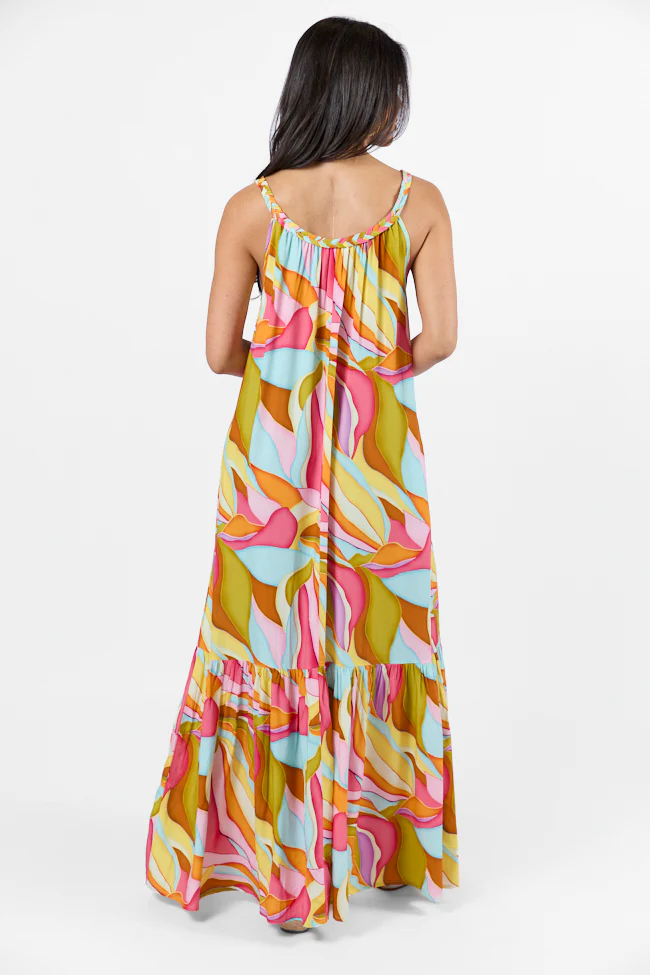 Painting The Sky Multi Print Maxi Dress FINAL SALE - Terpint