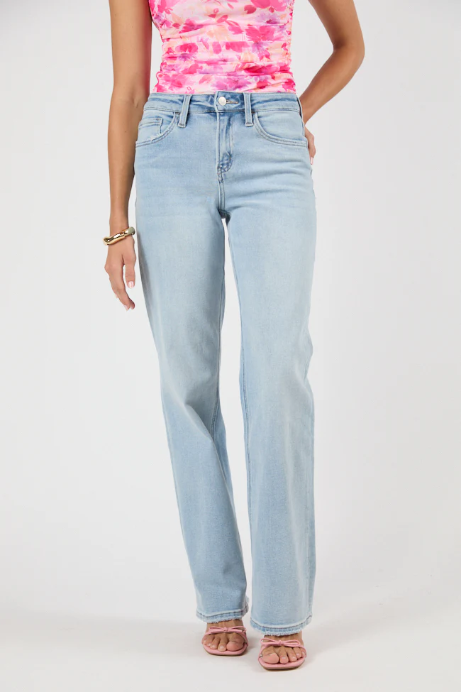 Kati Light Wash Slim Relaxed Stretch Jeans SALE - Terpint