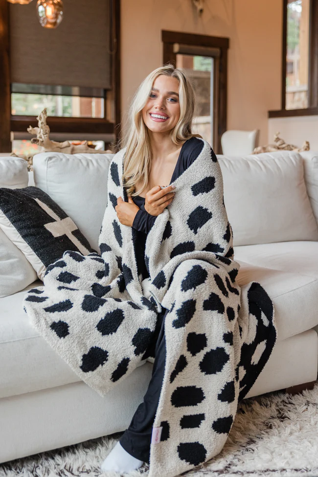 Make Me Believe Small Leopard Spotted Blanket FINAL SALE - Terpint