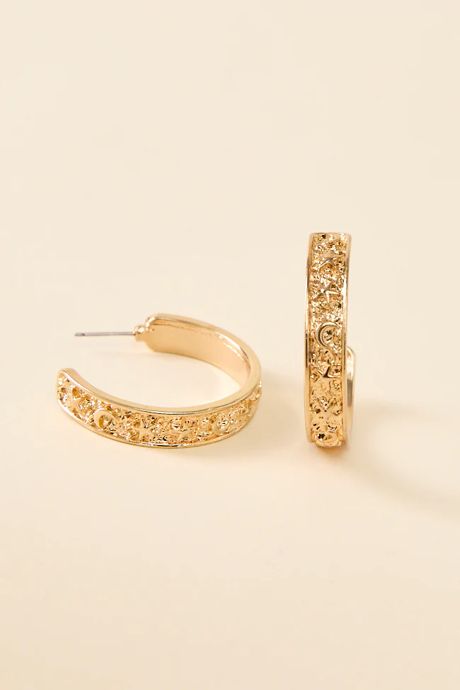 Celestial Gold Hoop Earrings SALE - Terpint