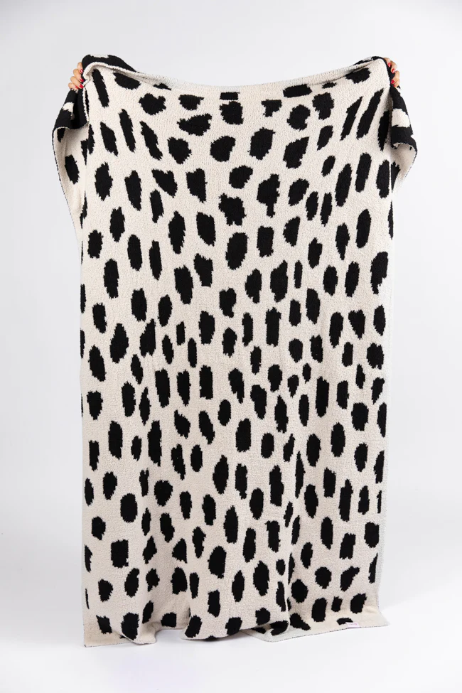 Make Me Believe Small Leopard Spotted Blanket FINAL SALE - Terpint