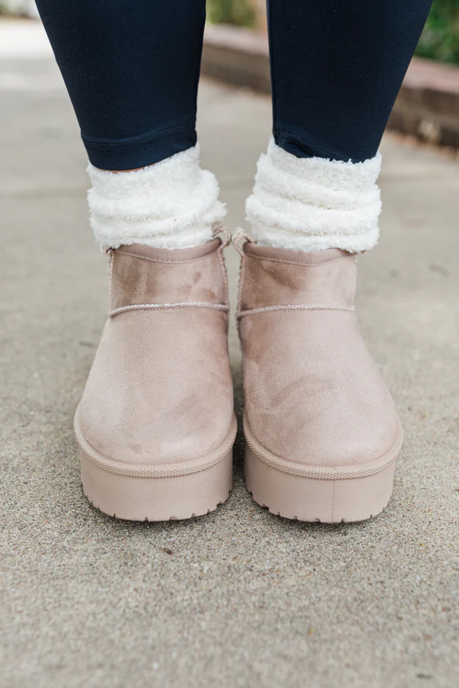 Hattie Taupe Booties FINAL SALE - Terpint