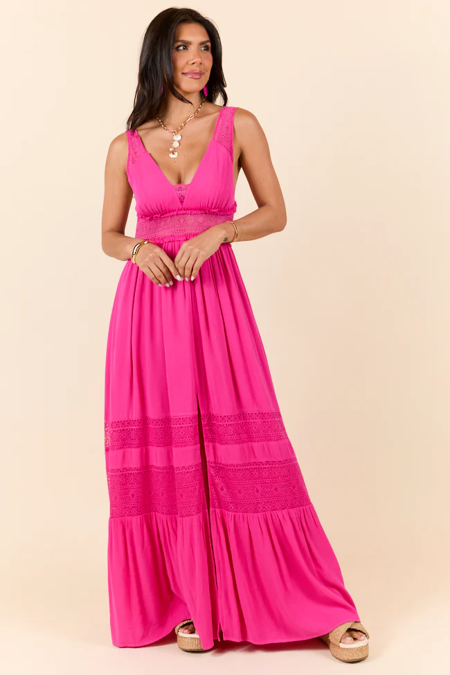 Summer Crush Fuchsia Maxi Dress SALE - Terpint
