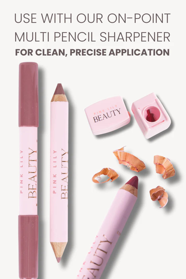 Pink Lily Beauty Double Bloom Dual Lipstick and Lip Liner - Candy Rose FINAL SALE - Terpint