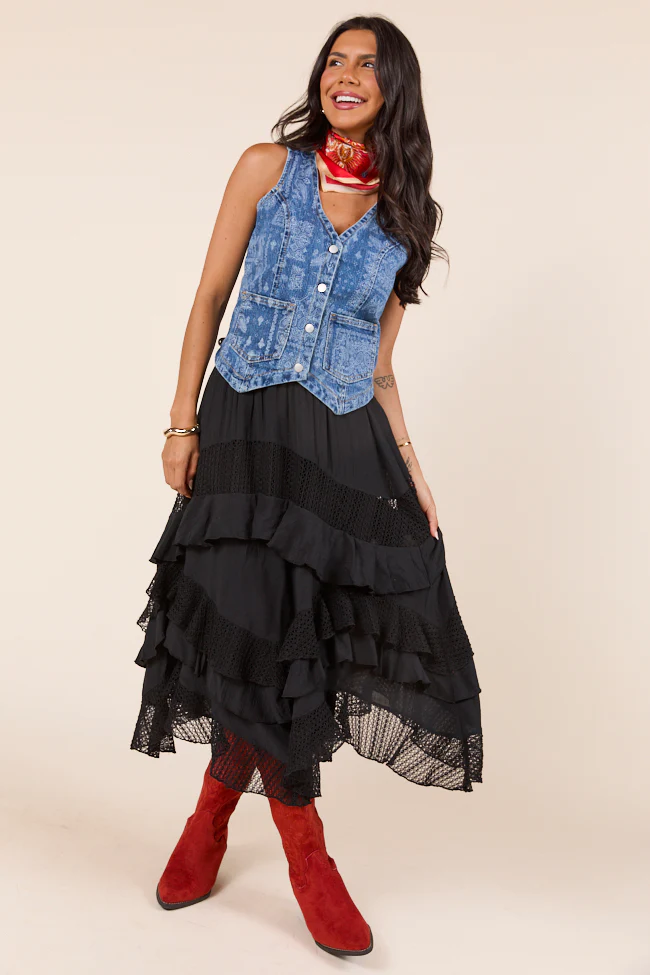 Karla Black Layered Ruffle Skirt - Terpint