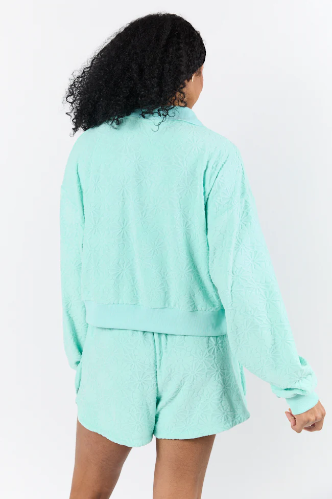 Hammock Haven Mint Textured Terry Knit Set FINAL SALE - Terpint