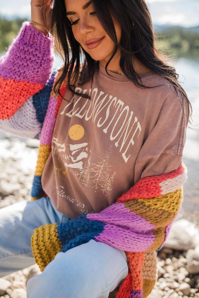 Yellowstone Chestnut Oversized Graphic Tee DOORBUSTER - Terpint