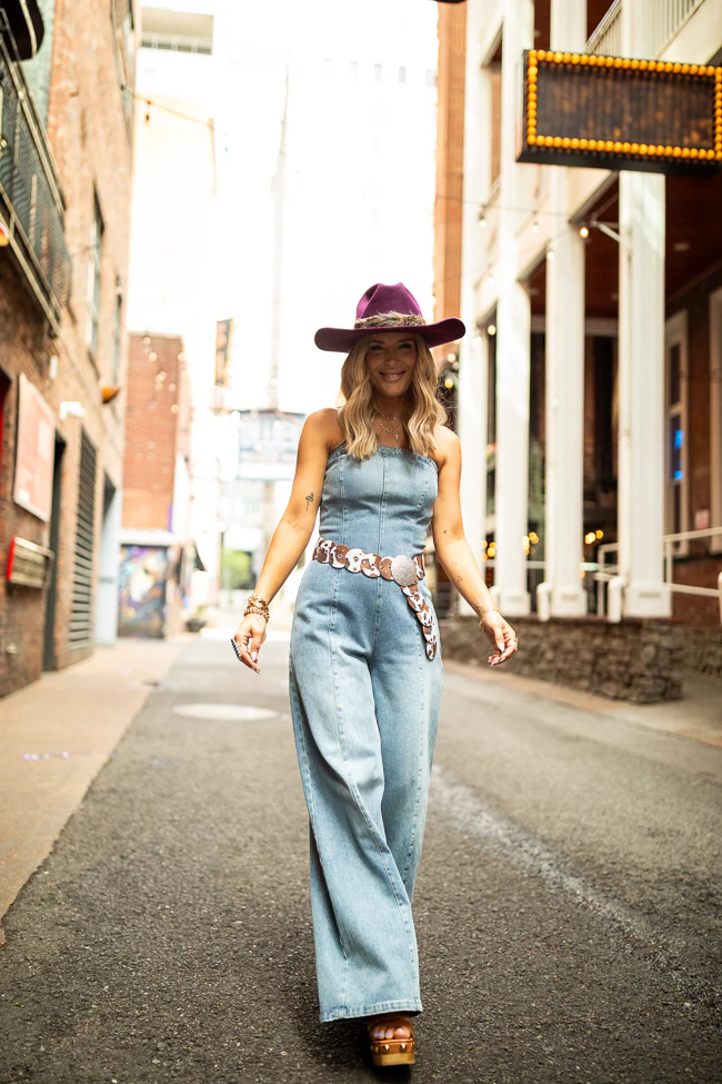 The Classic Cowgirl Brown Cow Hip Belt Just Classically Cassidy X Pink Lily - Terpint