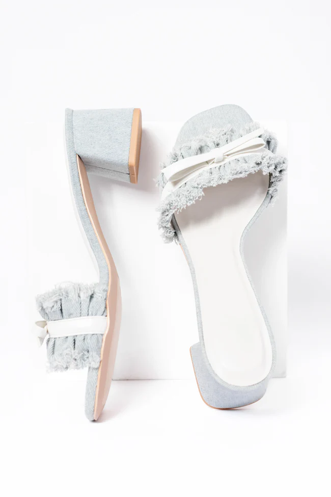 Delanie Denim Heels FINAL SALE - Terpint