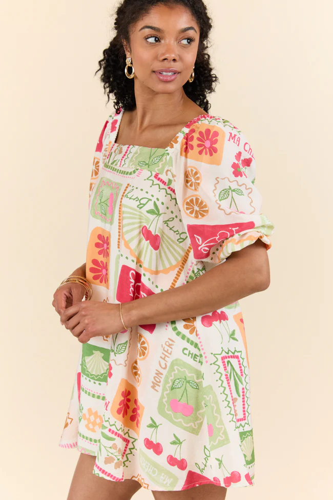 Cherryfic Day Flower Print Mini Dress FINAL SALE - Terpint