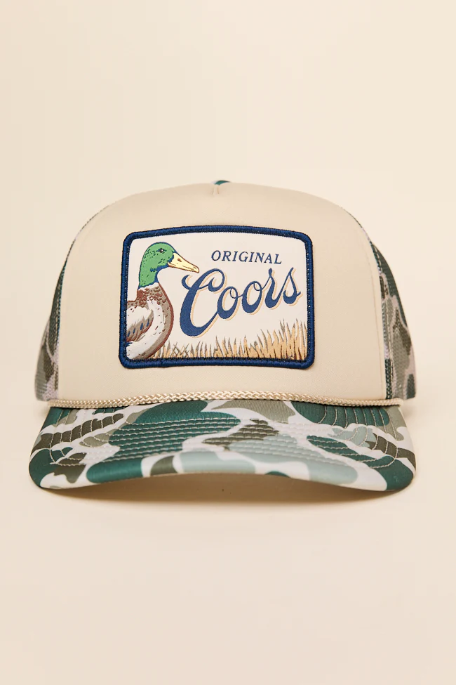 Mallard Coors Camo Trucker Hat - Terpint