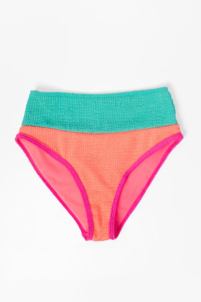 Do Not Disturb Coral Bikini Bottoms FINAL SALE - Terpint