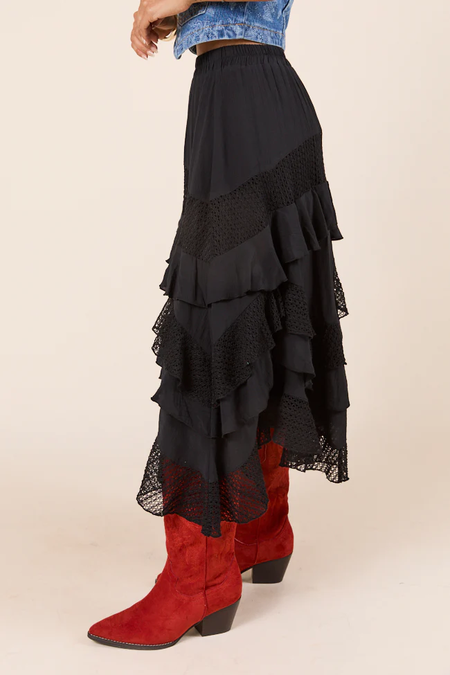 Karla Black Layered Ruffle Skirt - Terpint