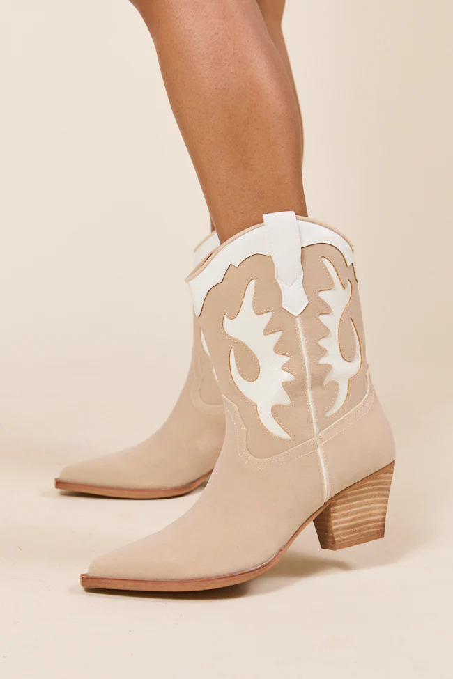 Jackie Beige Cowboy Boots - Terpint