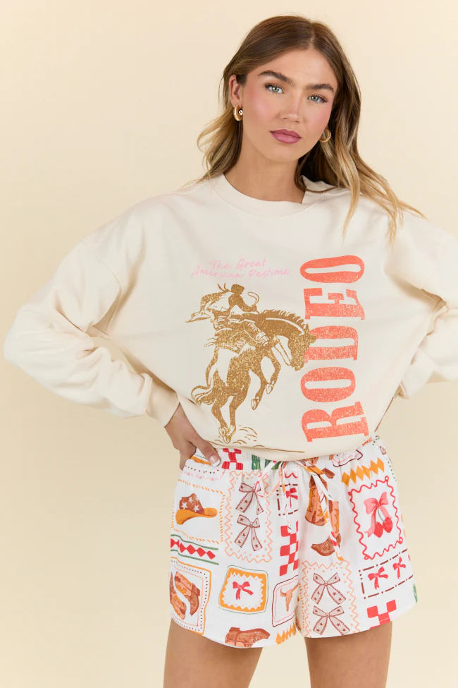 Rodeo Threads Western Print Shorts - Terpint