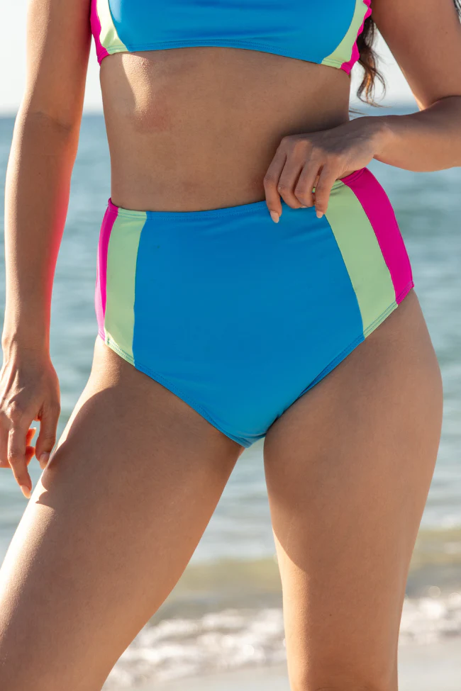 Rock The Boat Multi Colorblock Bikini Bottoms FINAL SALE - Terpint