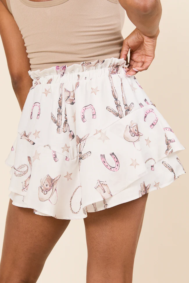 Sawyer Western Print Shorts - Terpint