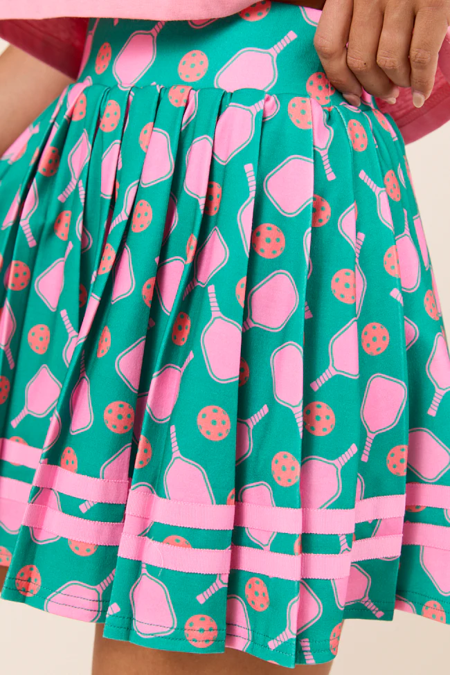 Beverly Pickleball Printed Pleated Skirt - Terpint