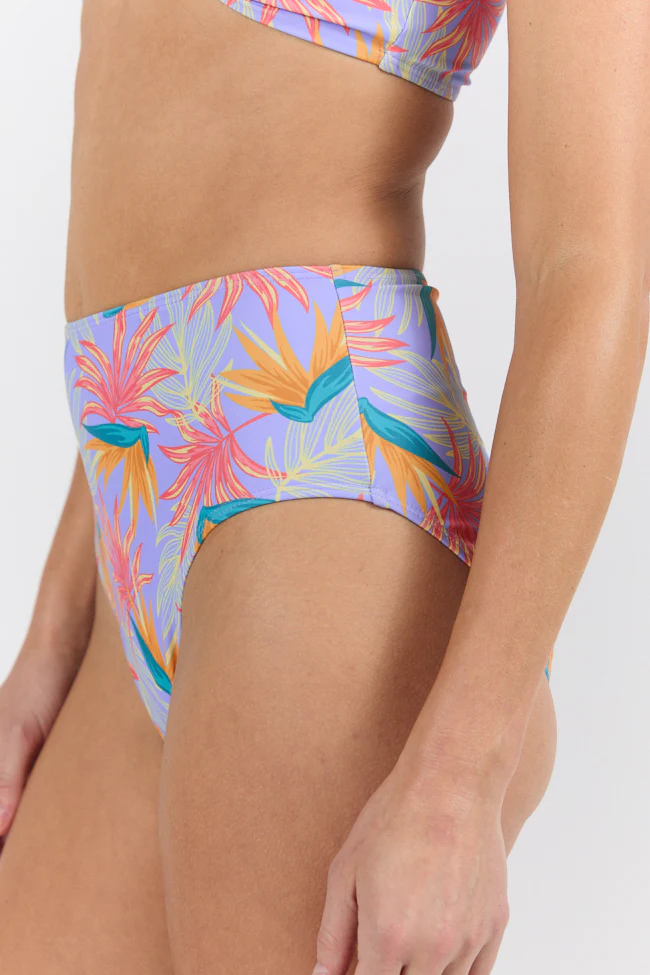Off The Grid Multi Palm Print Bikini Bottom FINAL SALE - Terpint