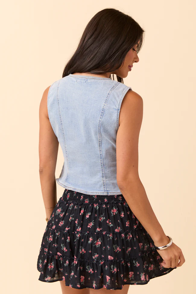 Uptown Cowgirl Denim Vest - Terpint
