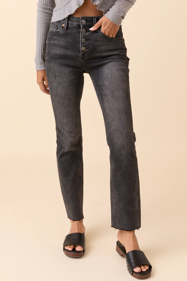 Aurora Black Stone High Rise Skinny Jeans - Terpint