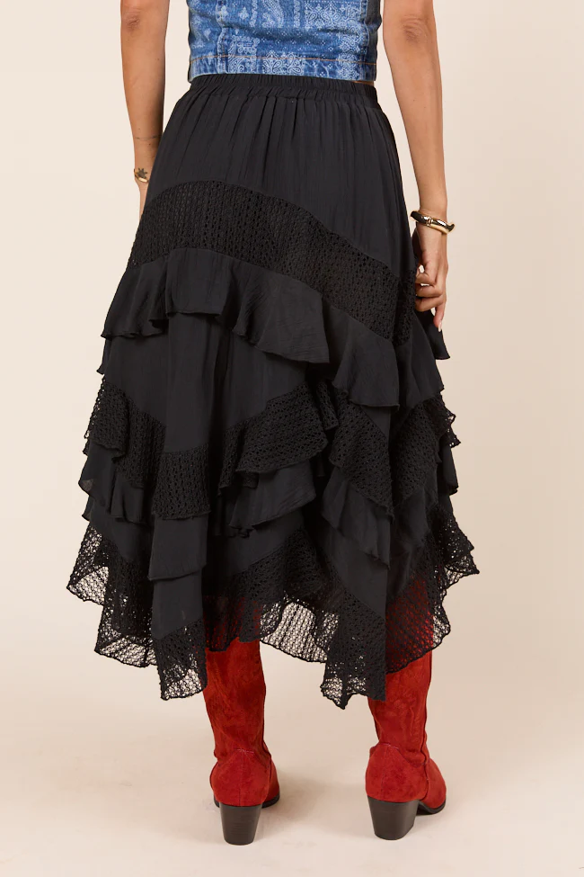 Karla Black Layered Ruffle Skirt - Terpint