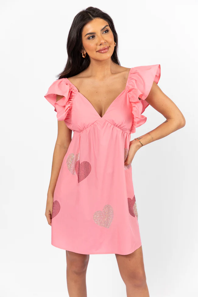 Heart and Soul Pink Babydoll Dress FINAL SALE - Terpint